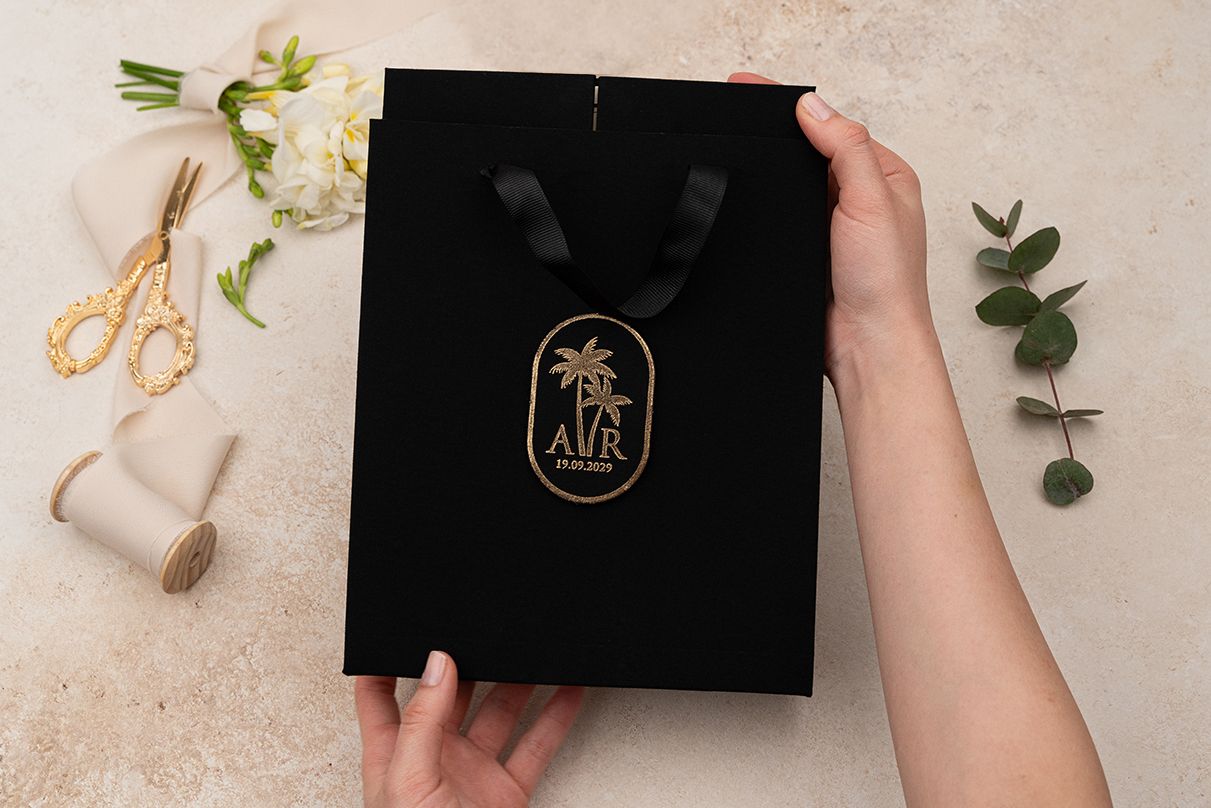 Back Custom Invitation Cards – Luxury Bags