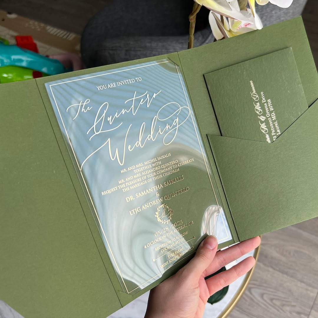 Luxury Acrylic Invitation