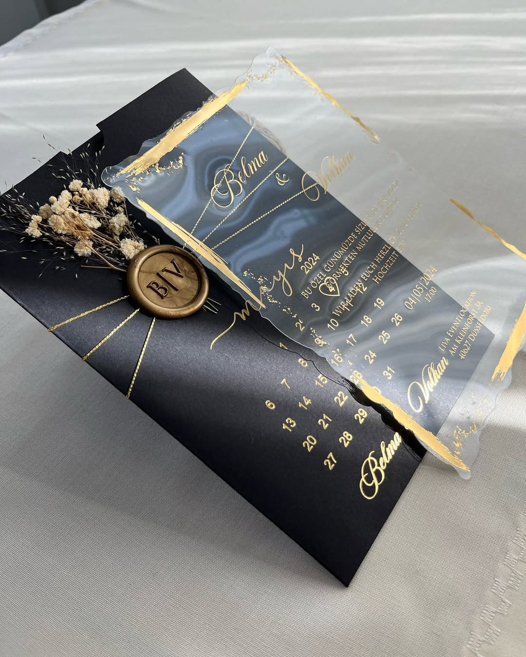 Transparent Wedding Invitation