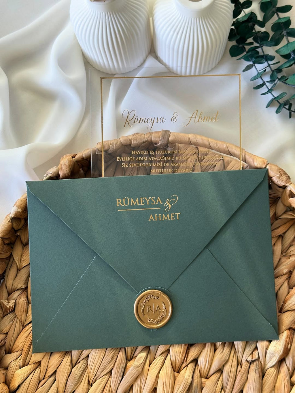 💌 Transparent acrylic invitation