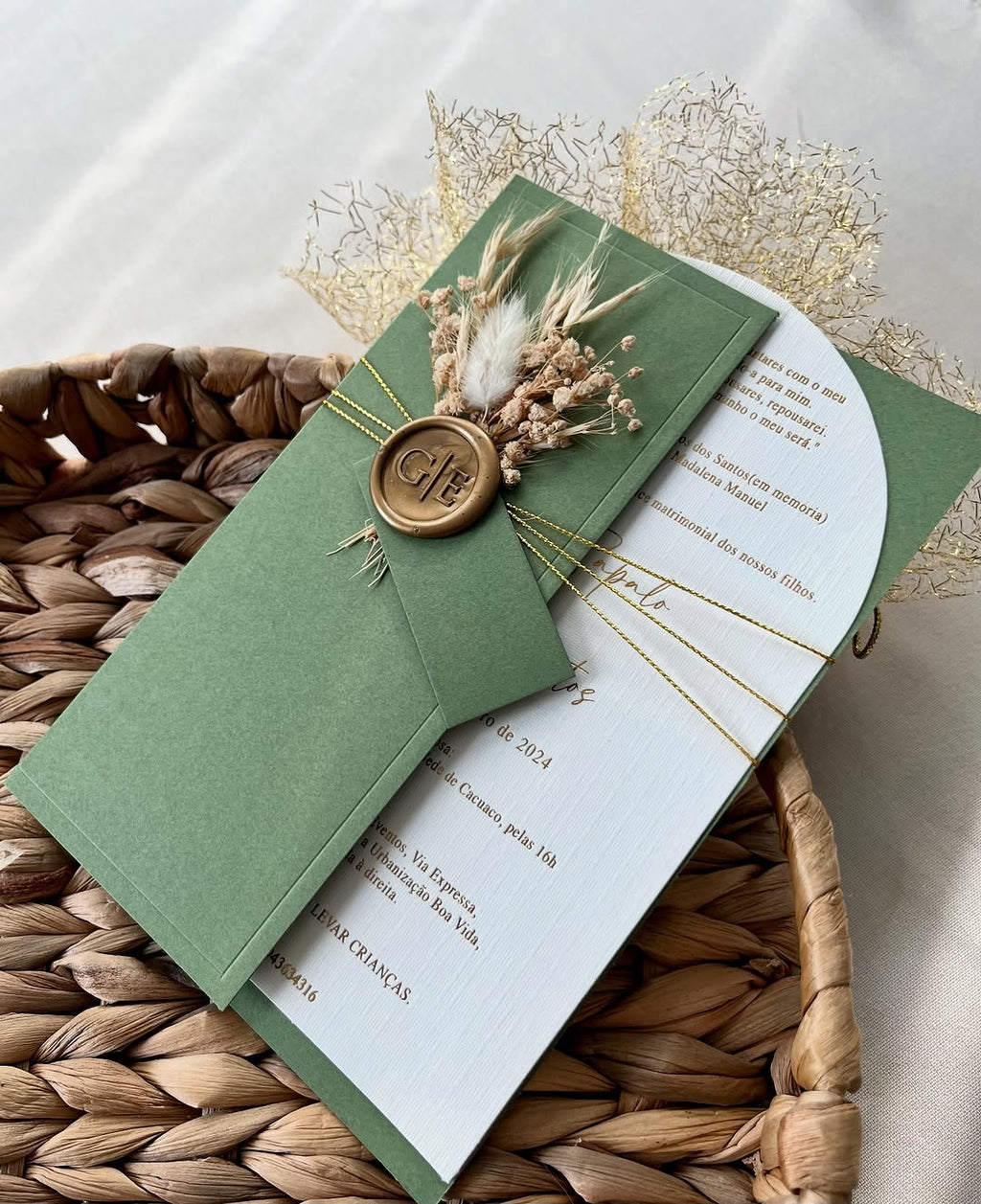 💌 Beautiful Wedding Invitation with Elegant Envelope