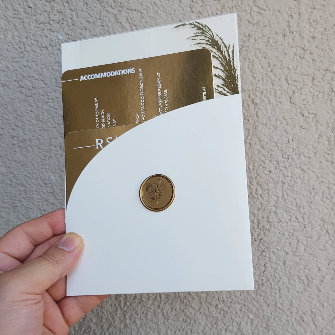 Luxury Acrylic Invitation Set