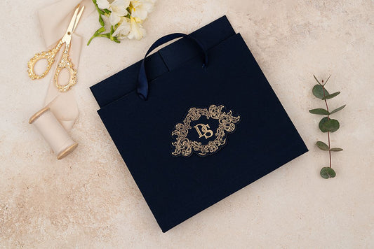 Night Blue Custom Invitation Cards – Luxury Bags