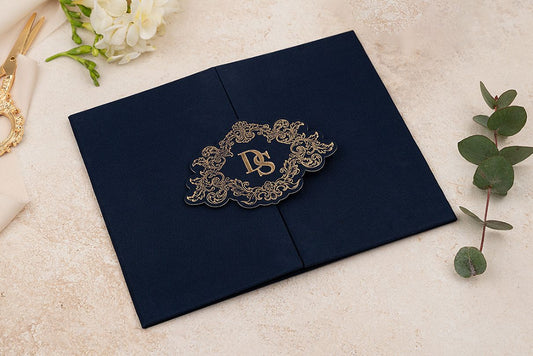Night Blue Custom Invitation Cards – Luxury Bags