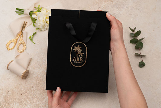 Back Custom Invitation Cards – Luxury Bags