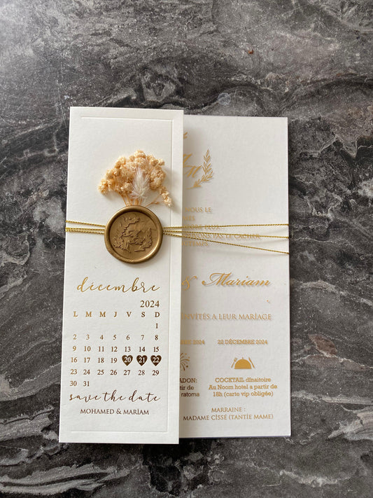✨ Acrylic Invitation Card – Crystal Elegance ✨