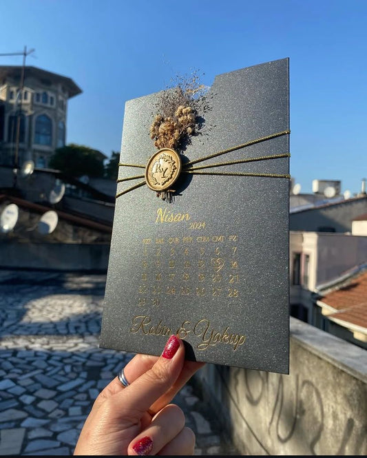 ✨ Acrylic Invitation Card – Crystal Elegance ✨