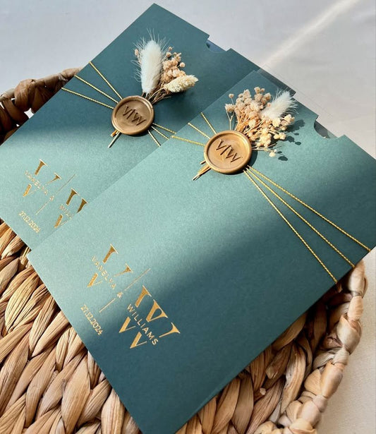 ✨ Acrylic Invitation Card – Crystal Elegance ✨