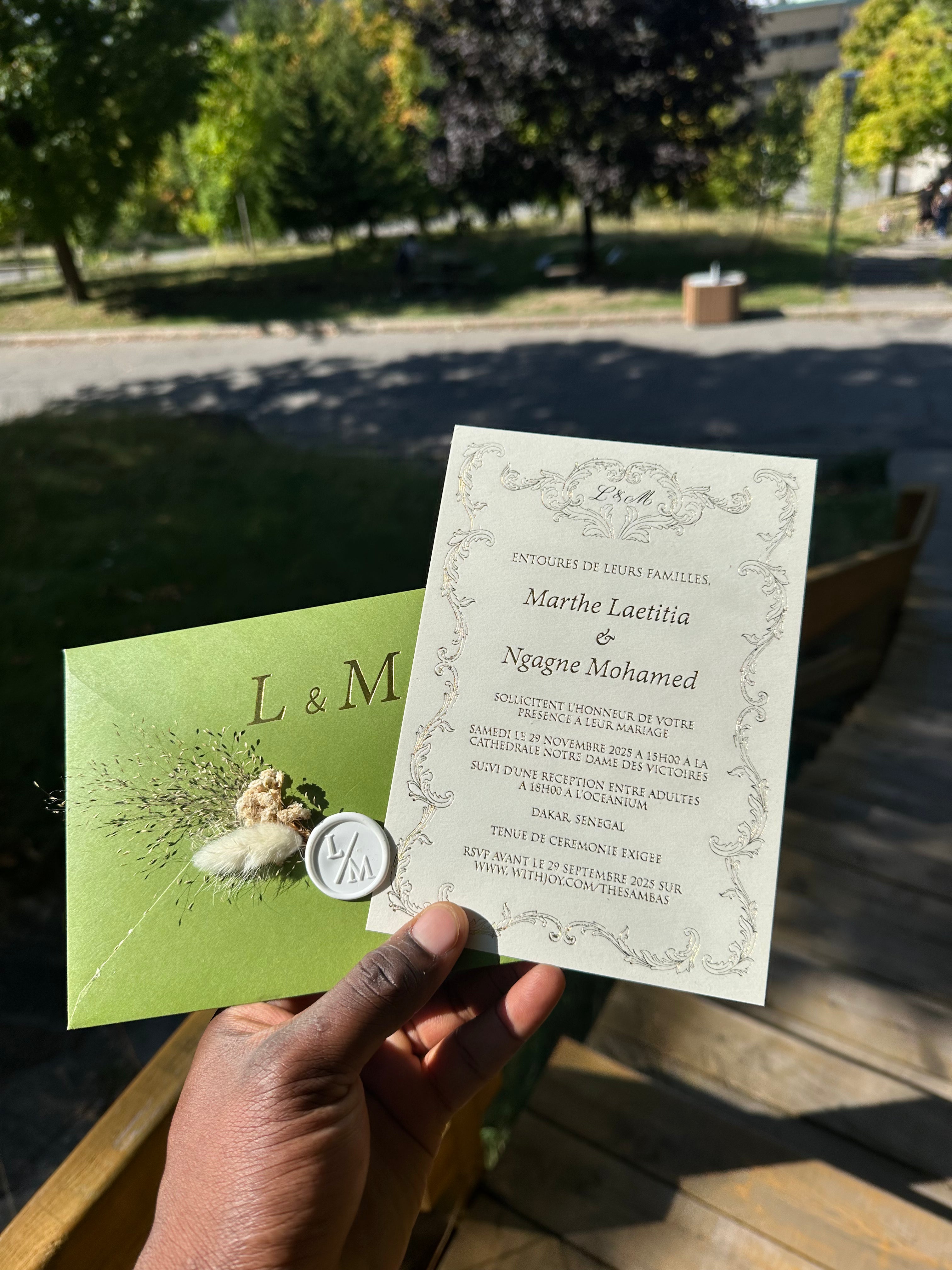 Elegant and Refined Invitation