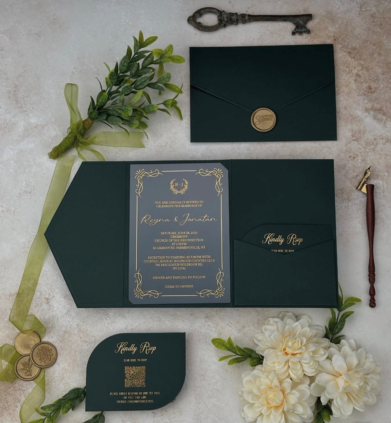 Luxury Wedding invitation