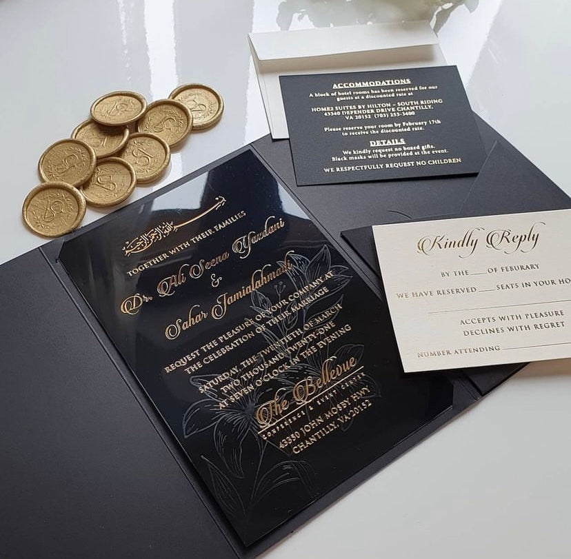 Luxury Acrylic Invitation