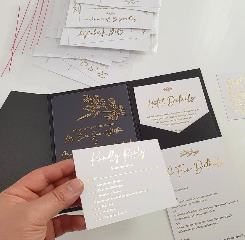 Luxury Acrylic Invitation