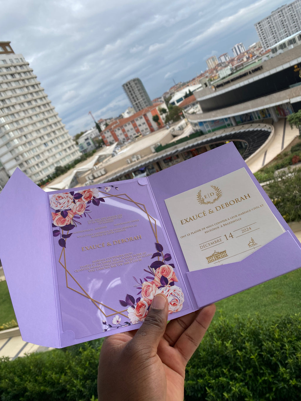 Luxury Acrylic Invitation