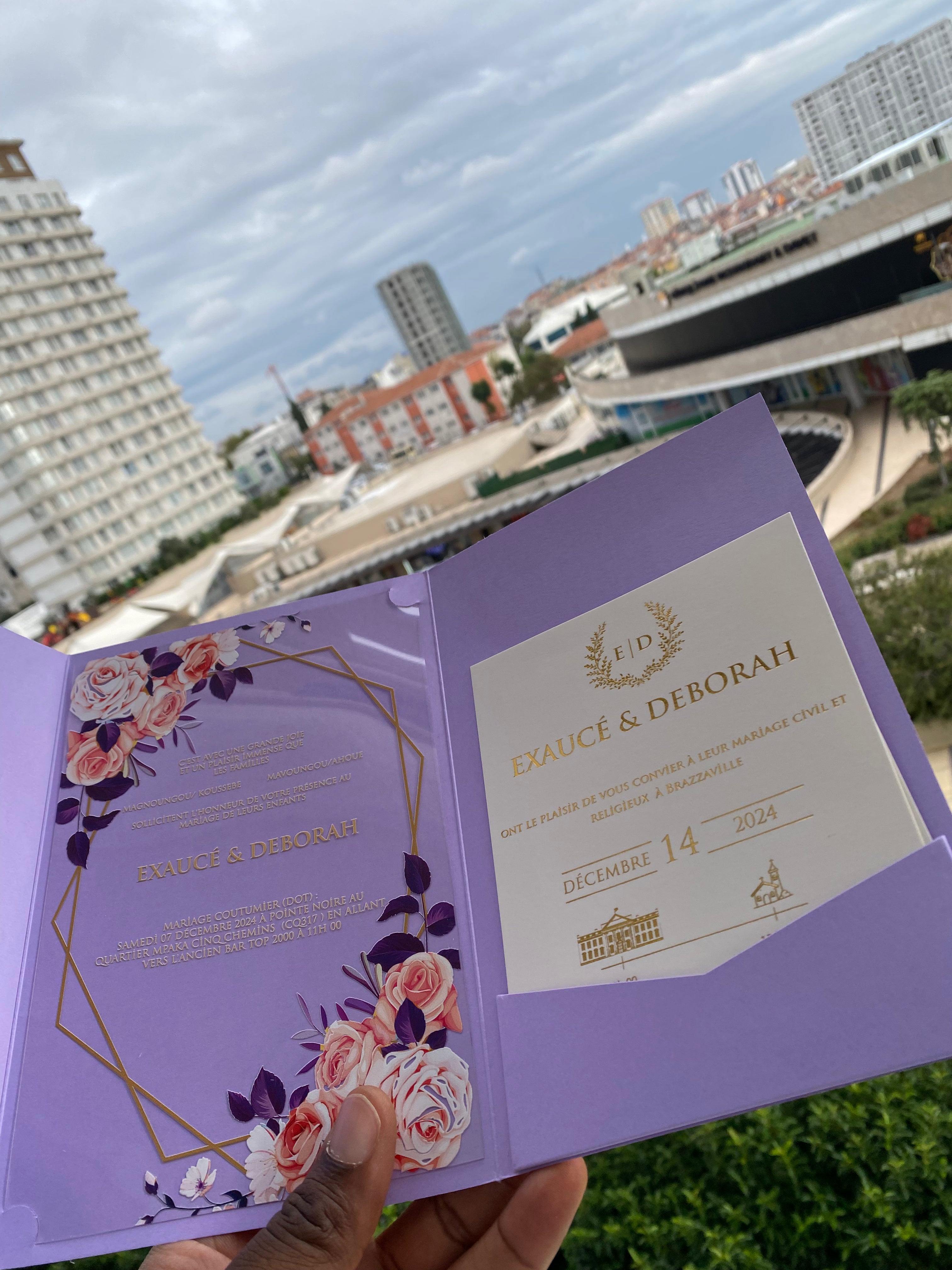 Luxury Acrylic Invitation