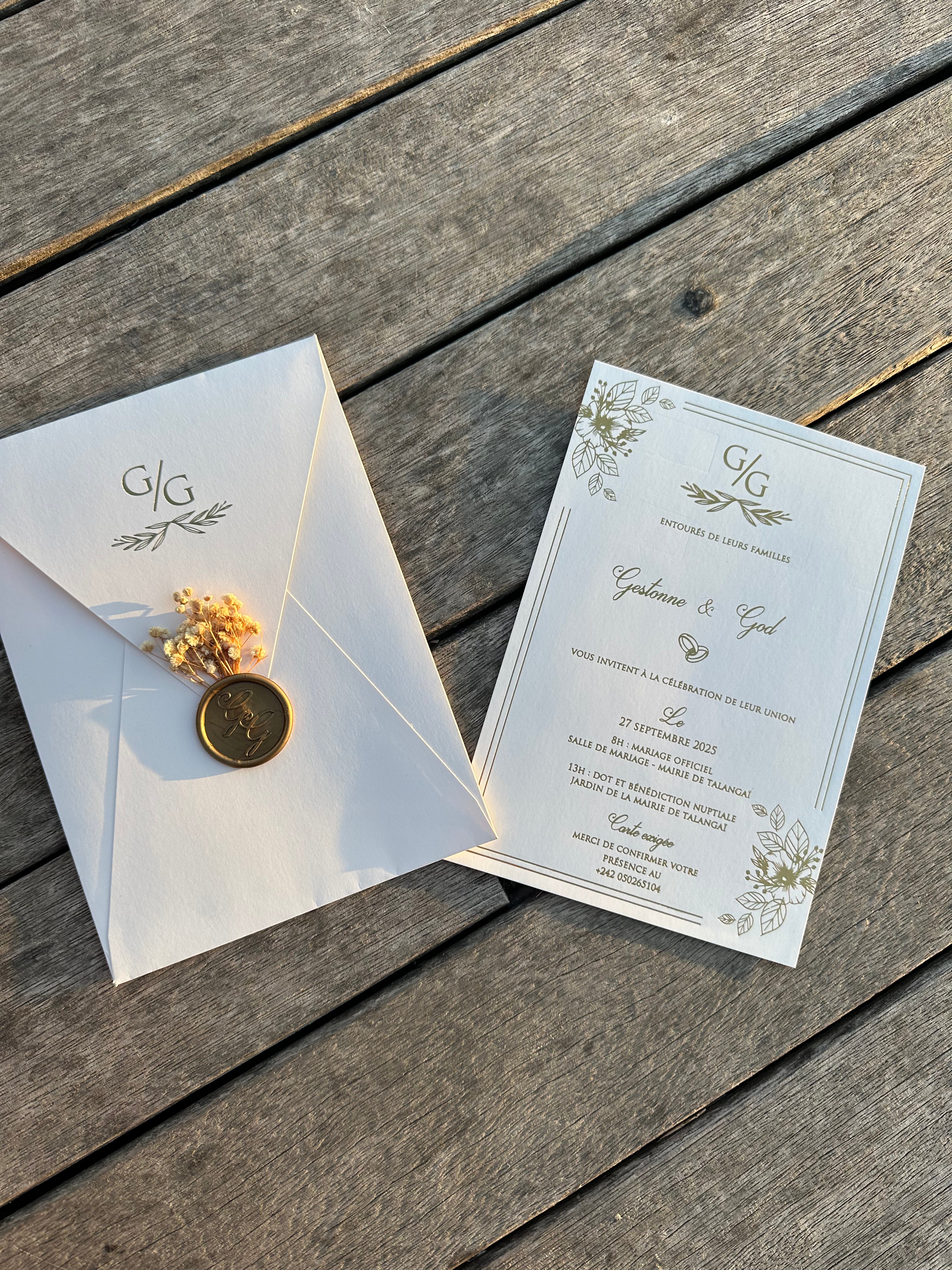 Elegant and Refined Invitation