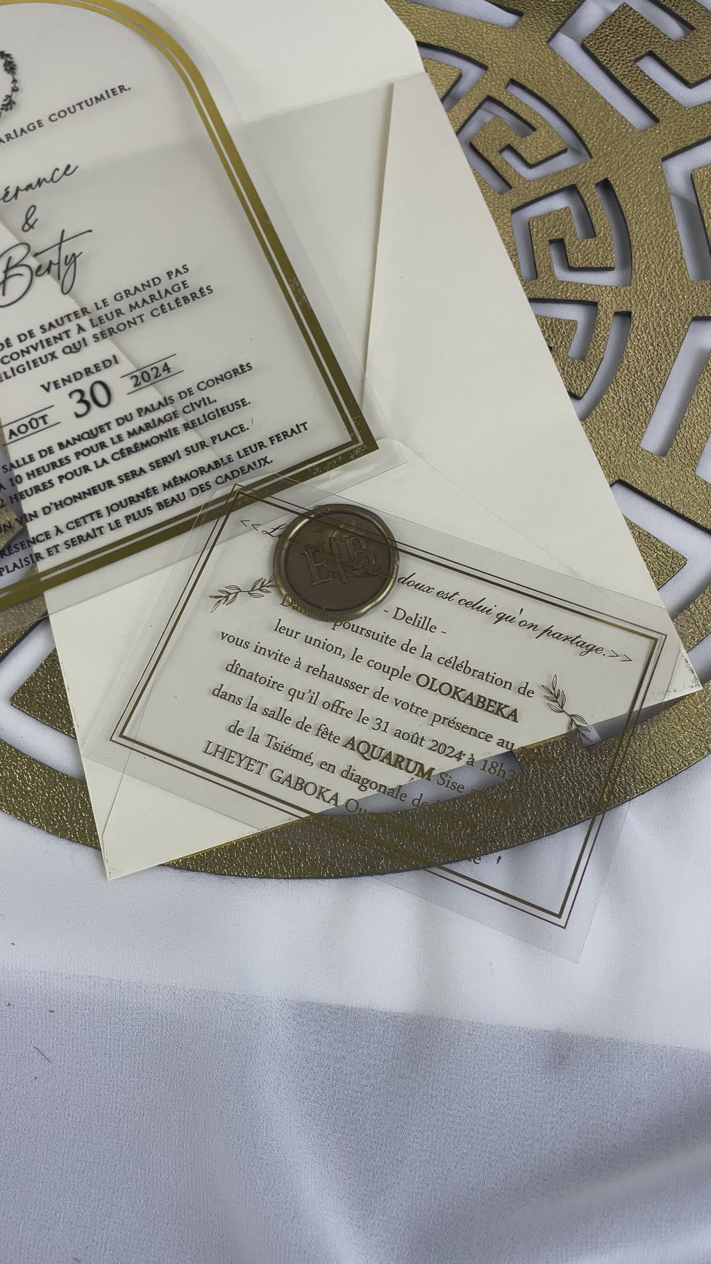 Elegant and Refined Invitation