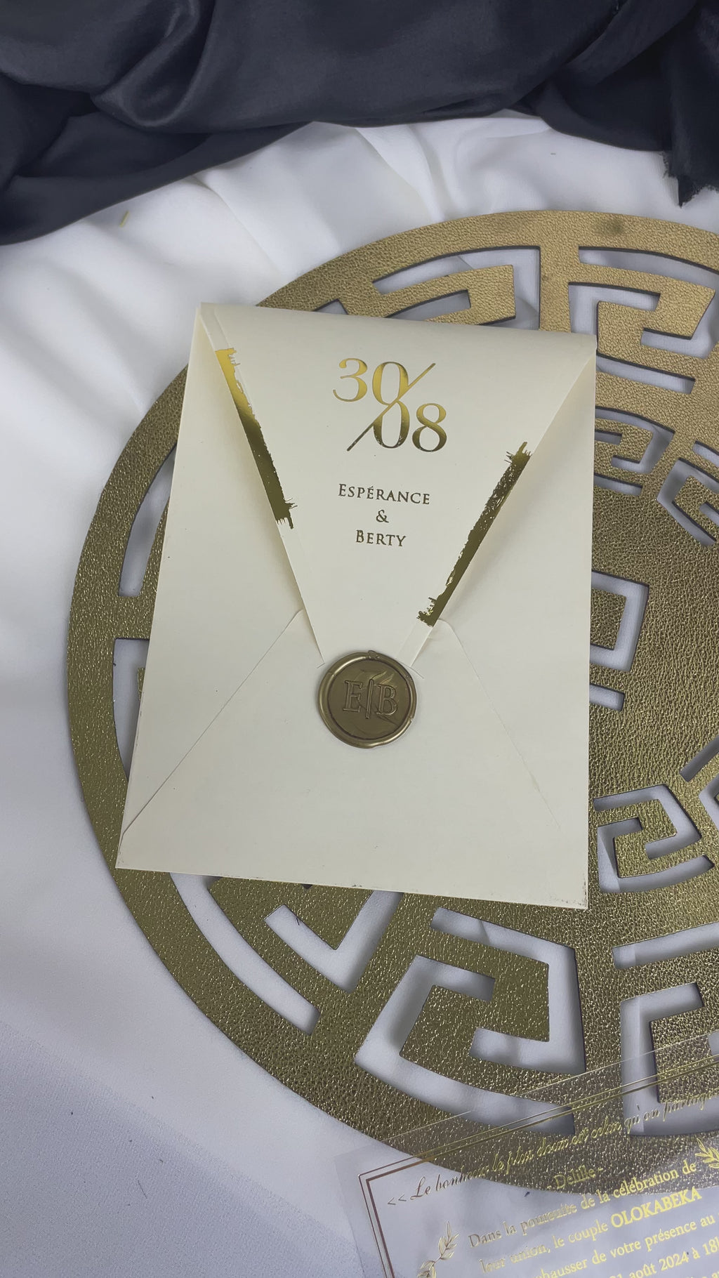 Elegant and Refined Invitation