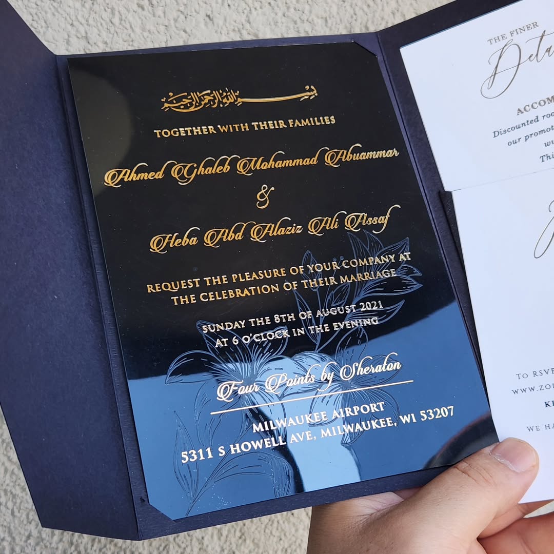 Luxury Acrylic Invitation