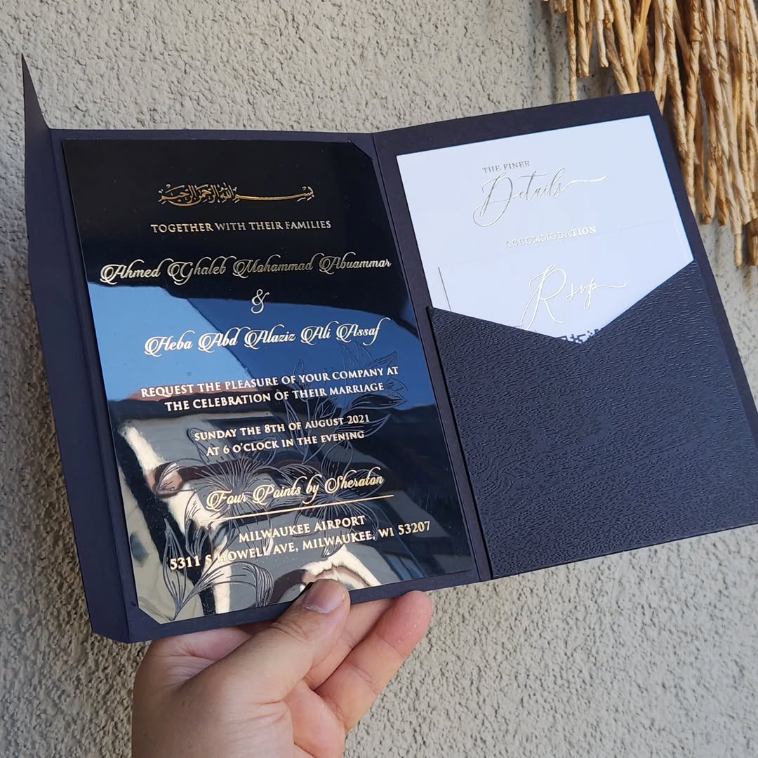 Luxury Acrylic Invitation